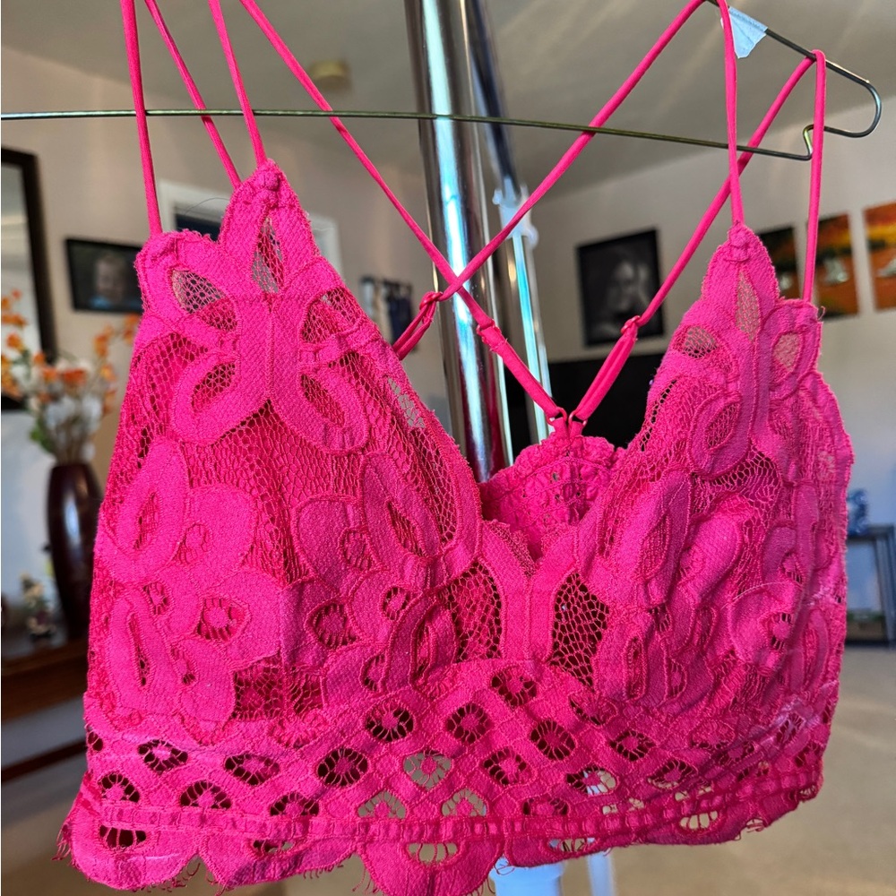 Zenana Red Lace Bralette